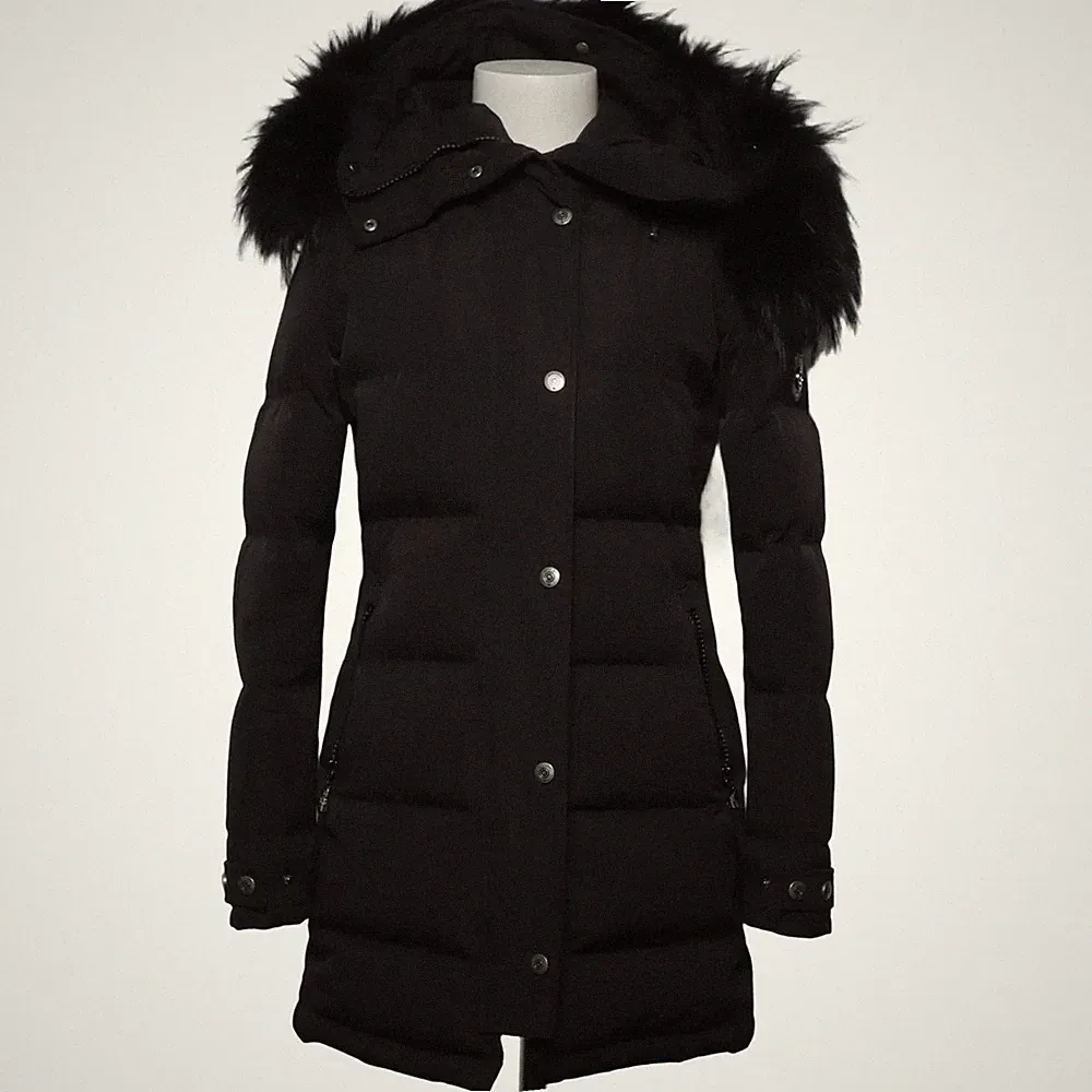 Hollies, Daunenmantel, Damen, Größe: 32, Schwarz #DEY