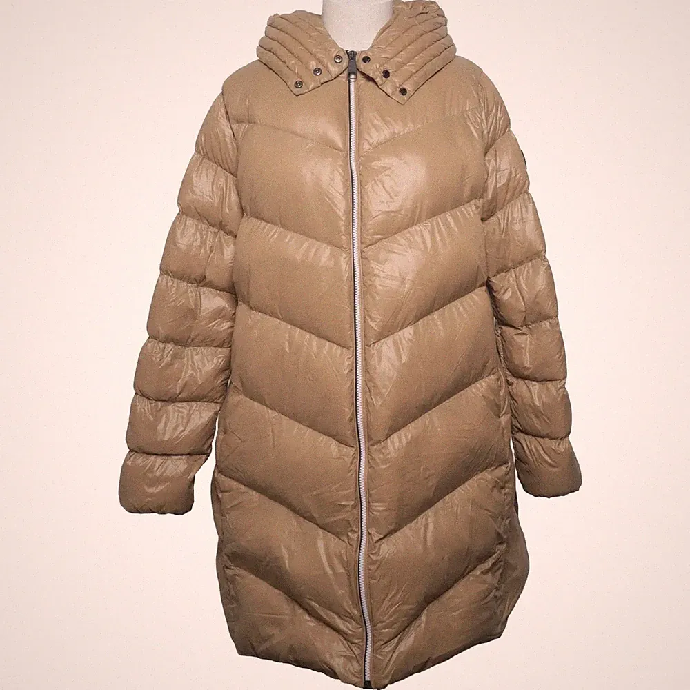 Hugo Boss, Daunenmantel, Damen, Größe: 44/46, Beige #FGs