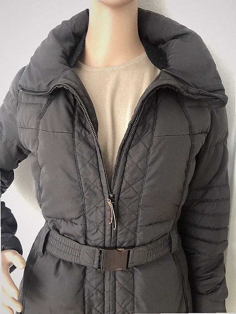 Hugo Boss Daunenmantel Gr. XS 34 braun Mantel wie Neu