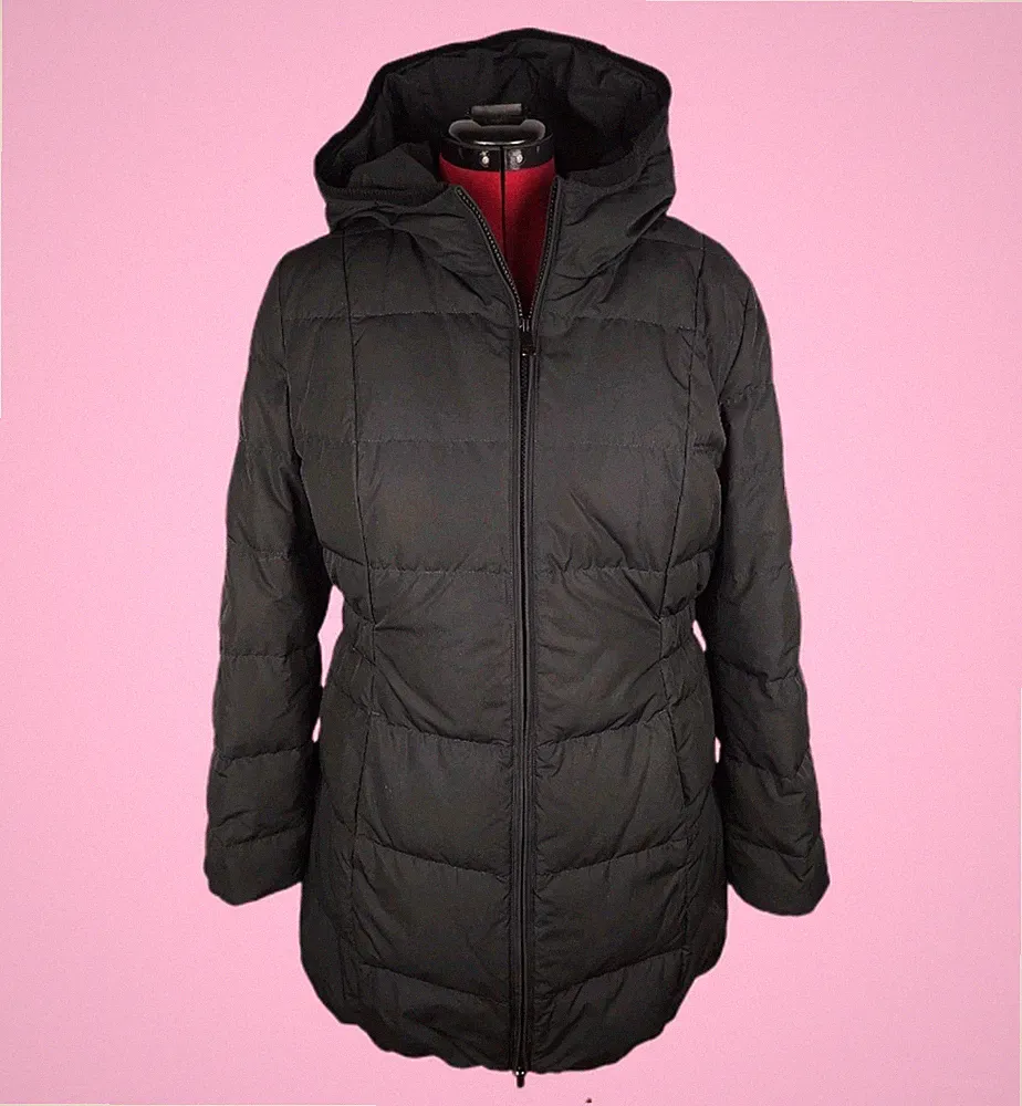 Hugo Boss Jacke Parka Leichte Mantel Daunenjacke 40 Real Down Ordalia1 Schwarz