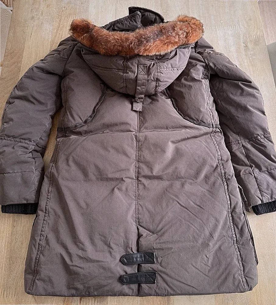 Leder Leichte Daunenjacke