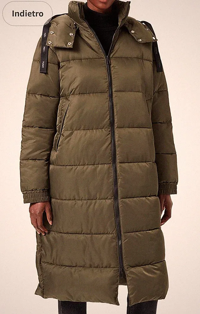 ✅ HUGO Favina-1 Jacke, dunkelbeige 257, M Damen 🔥 MASSE AUF FOTOS!!! NEU!!