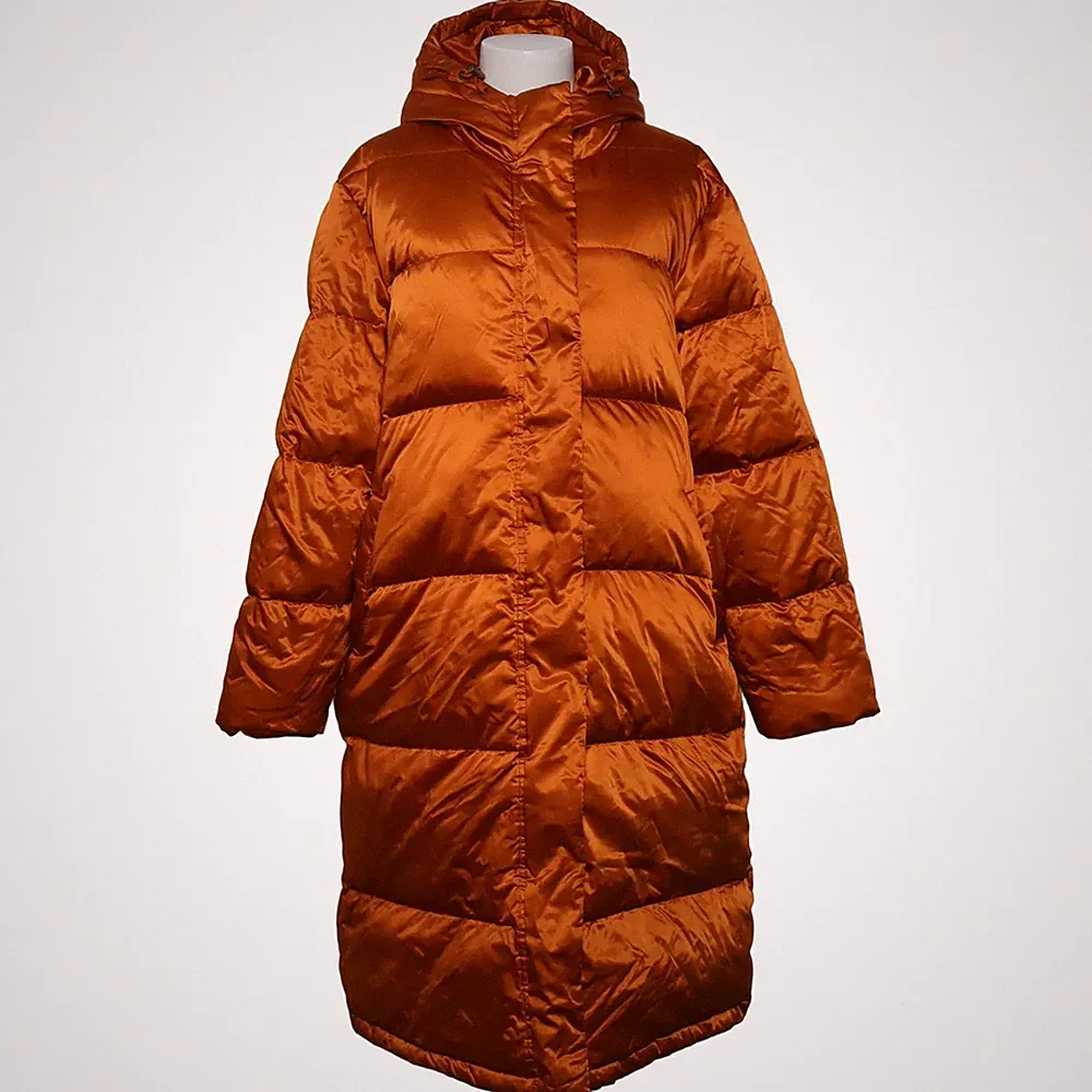Indiska, Daunenmantel, Damen, Größe: L, Orange, Daune/Feder/Polyester #FtT