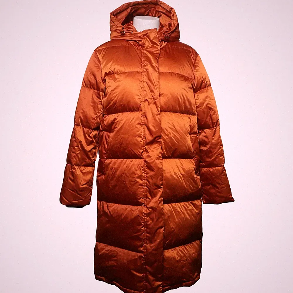 Indiska, Daunenmantel, Damen, Größe: S, Orange, Daune/Feder/Polyester #BJL