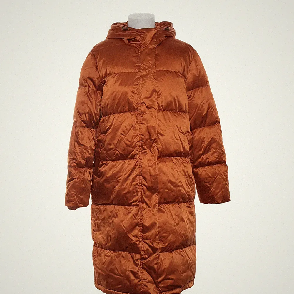 Indiska, Daunenmantel, Damen, Größe: S, Orange, Daune/Feder/Polyester #G8x