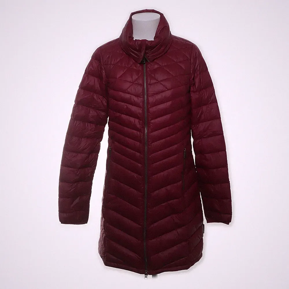 Jack Wolfskin, Daunenmantel, Damen, Größe: M, Rot, Daune/Polyamid #lLx