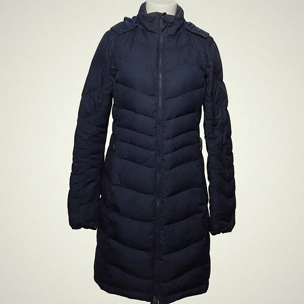 Jack Wolfskin, Daunenmantel, Damen, Größe: S, Blau, Daune/Feder/Polyester #1Dv