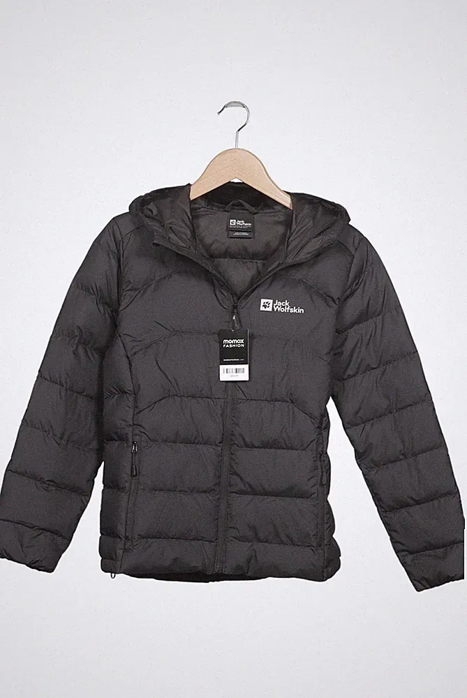 Jack Wolfskin Jacke Damen Anorak Jacket Kurzmantel Gr. S Daunen Grau #8warf66
