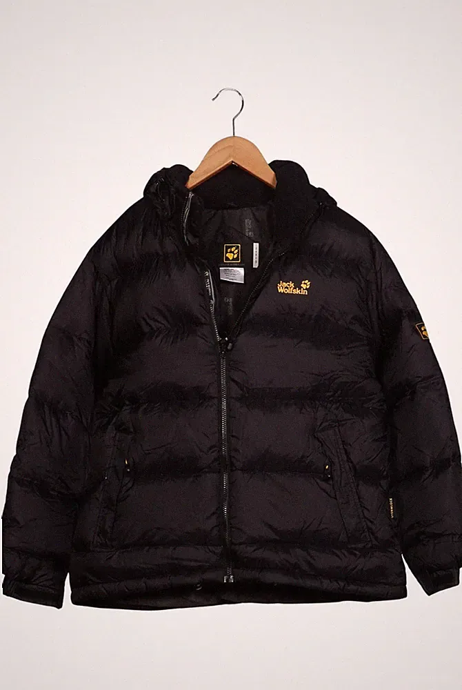 Jack Wolfskin Jacke Damen Anorak Jacket Kurzmantel Gr. S Daunen Schwarz #76fiyoc