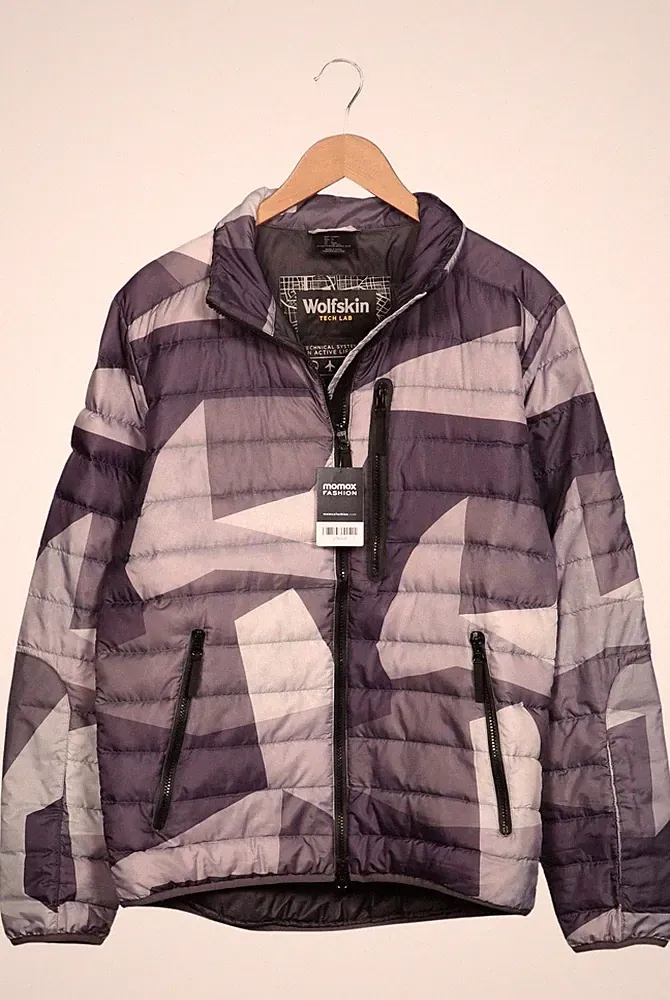 Jack Wolfskin Jacke Herren Anorak Jacket Kurzmantel Gr. L Daunen Grau #y7hviu8