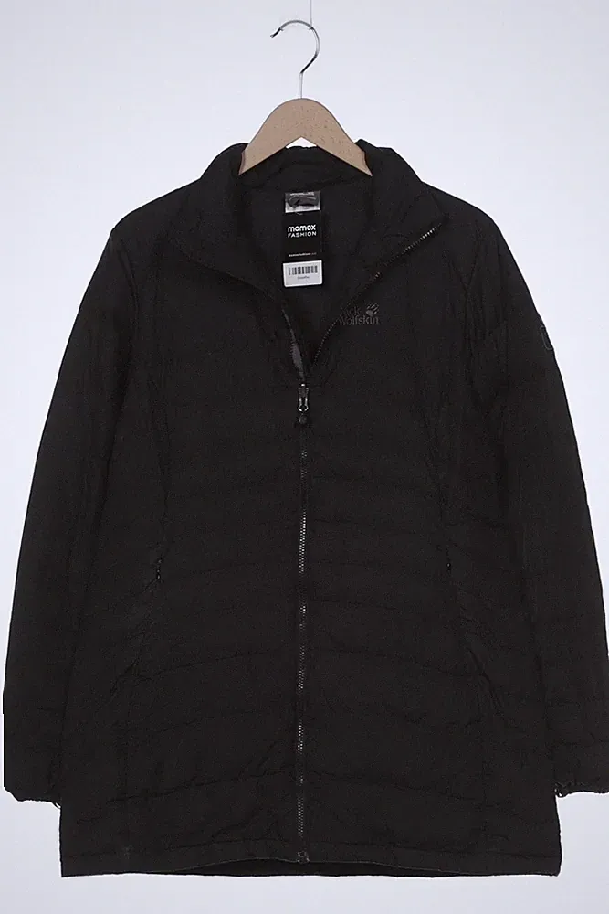 Jack Wolfskin Mantel Damen Jacke Parka Gr. 42 Daunen Schwarz #e03ji77
