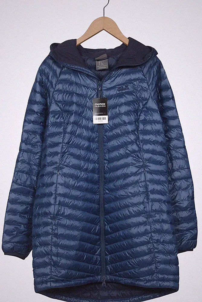 Jack Wolfskin Mantel Damen Jacke Parka Gr. EU 40 Daunen Marineblau #nhtwiag