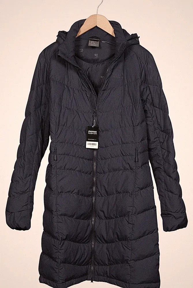 Jack Wolfskin Mantel Damen Jacke Parka Gr. L Daunen Marineblau #21pd7r2