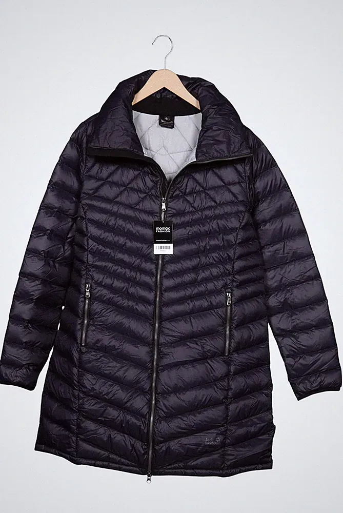 Jack Wolfskin Mantel Damen Jacke Parka Gr. XXL Daunen Marineblau #dhtw602