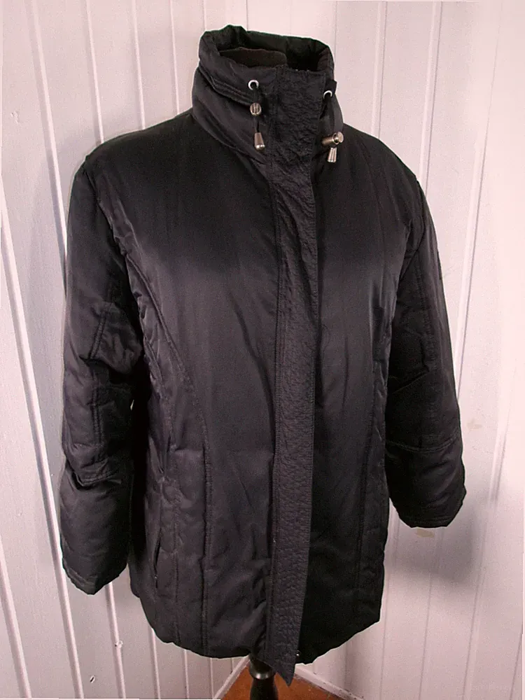 Jacke Blouson warme Daunenjacke Stepp schwarz TBS XL 44 Multi Pocket