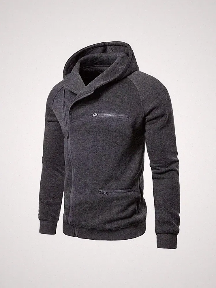 Jacke Herren Vest Slim Fit Pile Stepp Sweatshirt Grau Casual Angepasst 1052