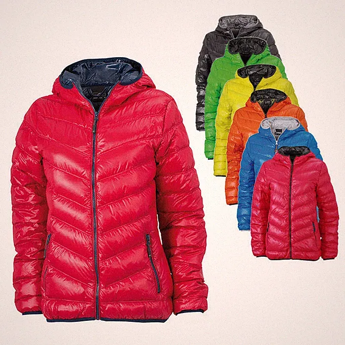 James & Nicholson Damen Daunenjacke Winter Mantel Outdoor Jacke Parka S - XXL
