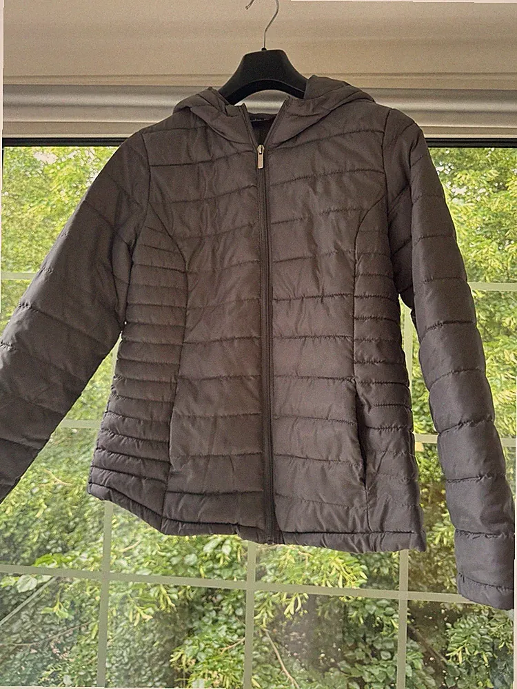 Janina Steppjacke Daunenjacke Grau für Damen Frauen Winterjacke Größe 38 M