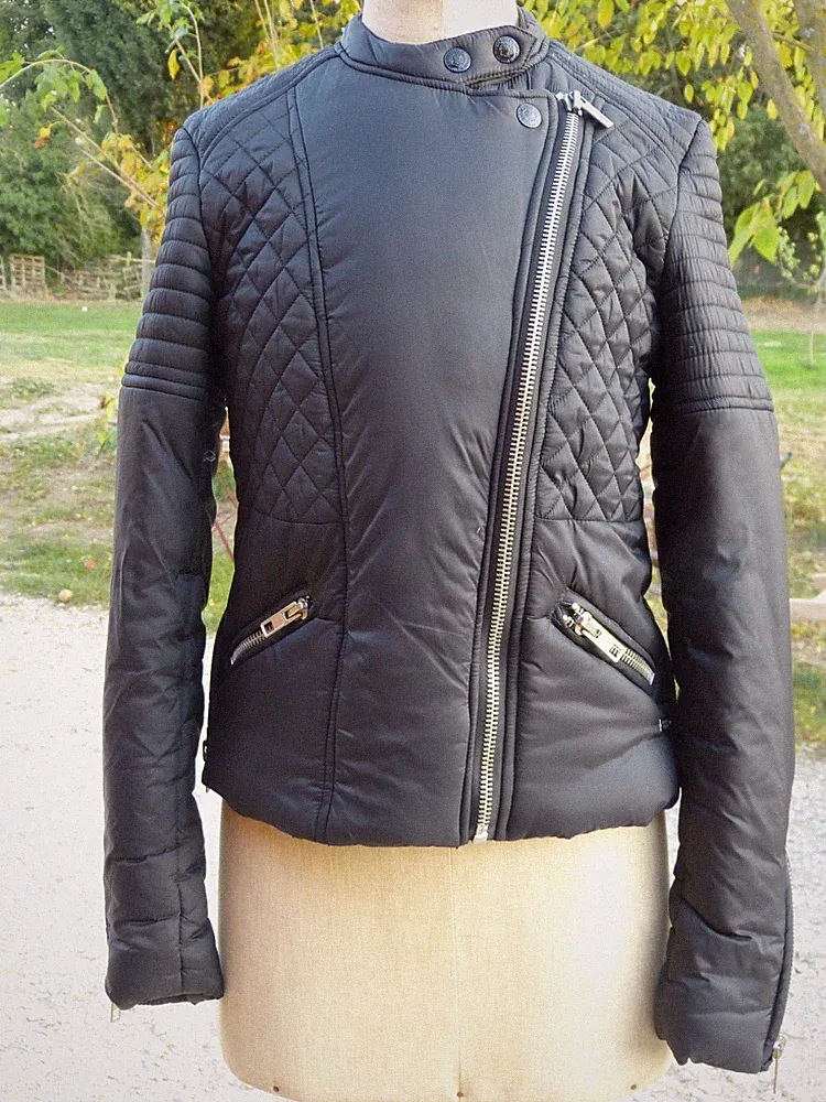 jjj PERFECTO MAISON SCOTCH DAUNENJACKE Größe 1 Gr F 34 36 I 38 40 SEHR GUTER ZUSTAND