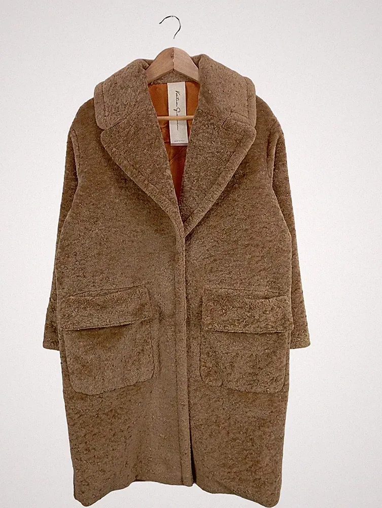 KATIA GIANNINI Daunenmantel Damen Mantel Gr. DE 42 creme Casual-Look