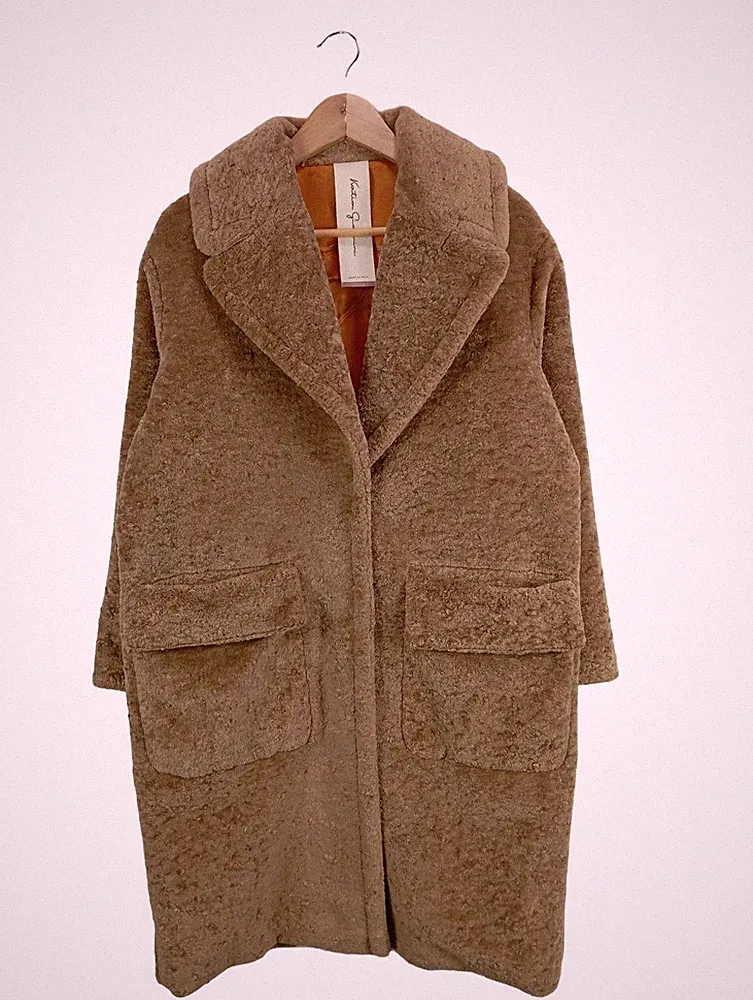 KATIA GIANNINI Daunenmantel Damen Mantel Gr. DE 42 creme Casual-Look