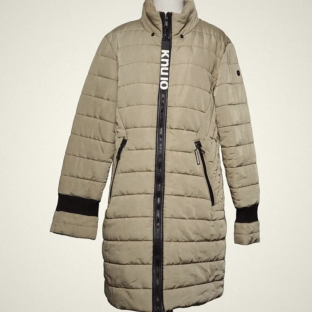 daunenmantel damen beige
