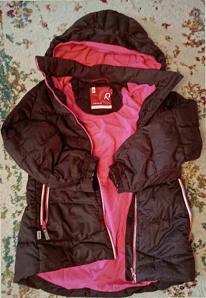 Kinder - Daunen-Winterjacke/Wintermantel von der Marke "Reima" - Gr. 152