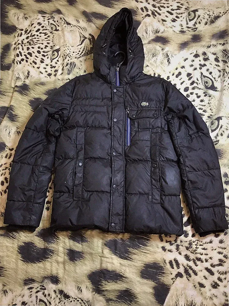 LACOSTE Daunen Puffer Mantel Jacke STREETWEAR HERREN 48