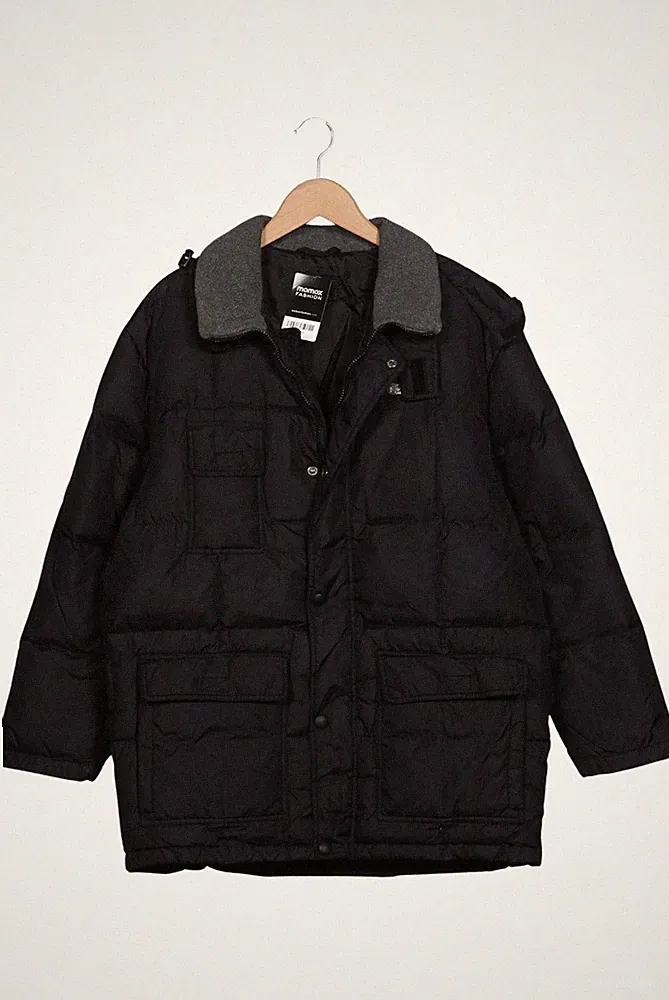 Lacoste Jacke Herren Anorak Jacket Kurzmantel Gr. EU 48 Daunen Schwarz #3k0yyqe