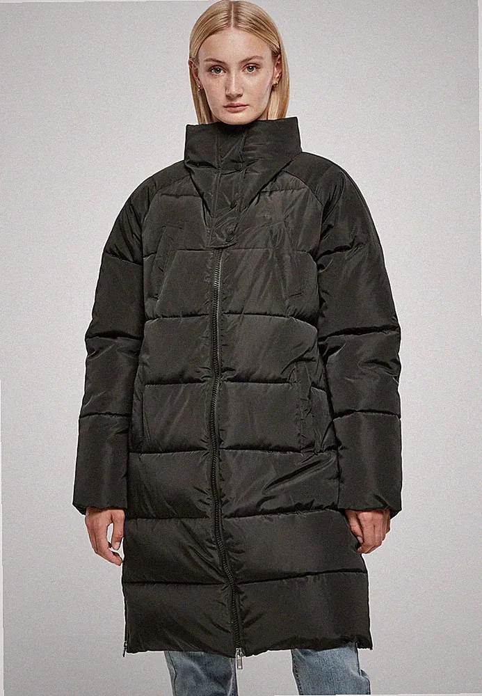 Ladies High Neck Puffer Coat Daunenmantel Damen | Urban Classics | TB5435