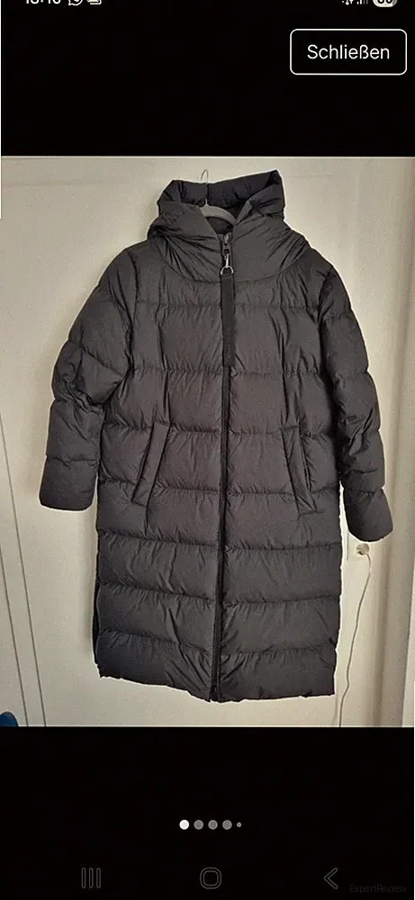 Länger Daunenmantel Marc O'Polo Schwarz, Superwarm, Von Privat