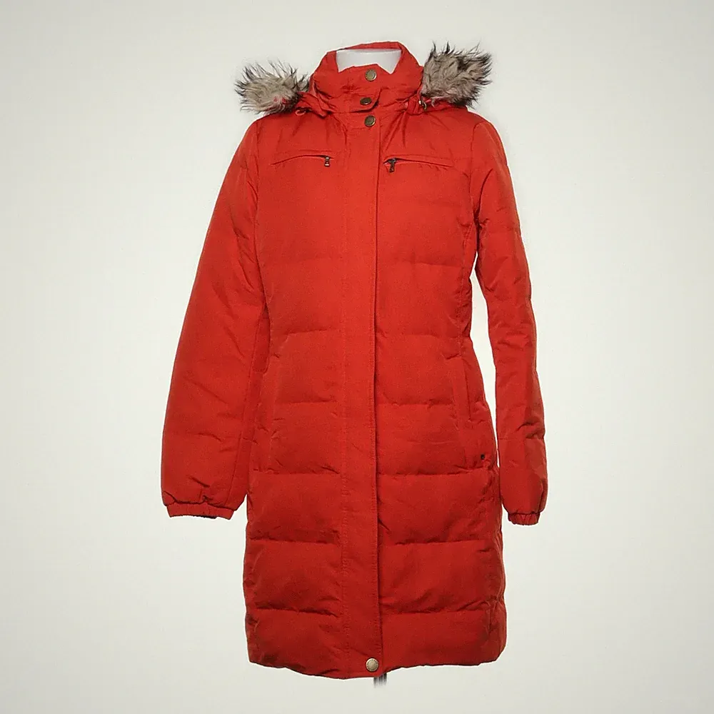 Lands' End, Daunenmantel, Damen, Größe: S, Orange #8h0