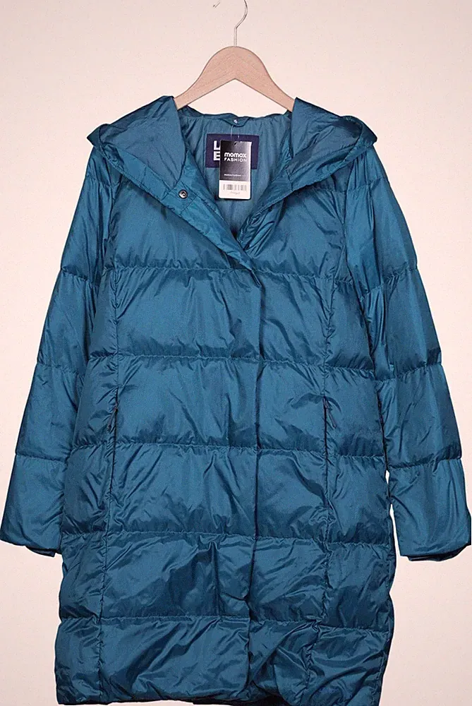 Lands End Mantel Damen Jacke Parka Gr. XS Daunen Türkis #i7mkgcd