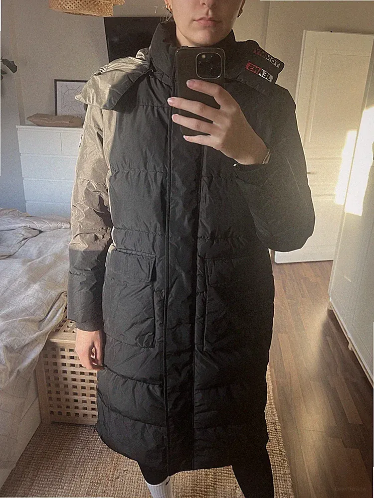 Langer Oversized Daunenmantel Von Tommy Jeans
