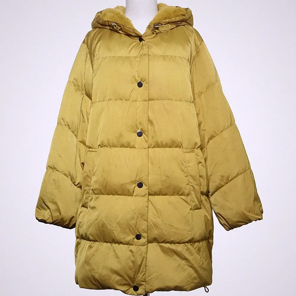 Laurèl, Daunenmantel, Damen, Größe: 40, Gelb, Daune/Feder/Polyester #ubn