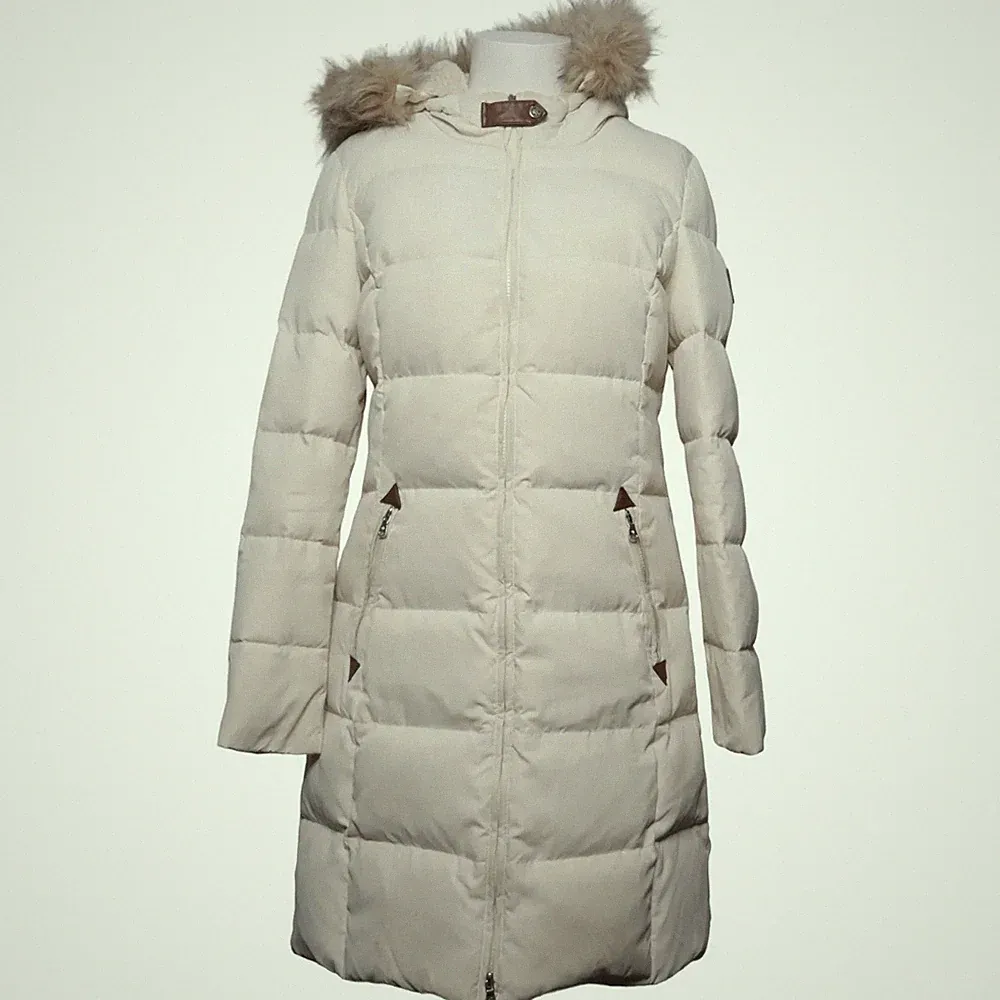 Lauren Ralph Lauren, Daunenmantel, Damen, Größe: S, Beige #83s