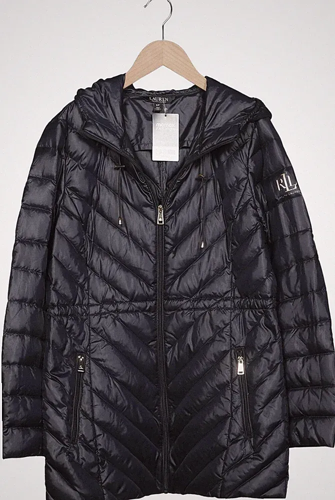 LAUREN Ralph Lauren Mantel Damen Jacke Parka Gr. S Daunen Marineblau #5jlv30e