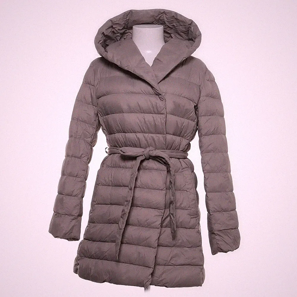 Lawrence Grey, Daunenmantel, Damen, Größe: L, Beige, Daune/Feder/Polyamid #EvL