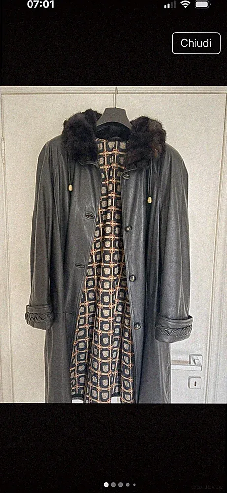lederjacke damen mit Nerzkragen