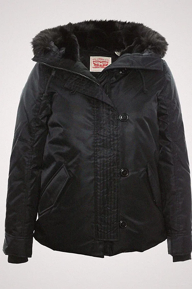 Levi´s Isabell Daunenparka Daunenjacke Winterjacke Parka Anorak Jacke Fellkragen