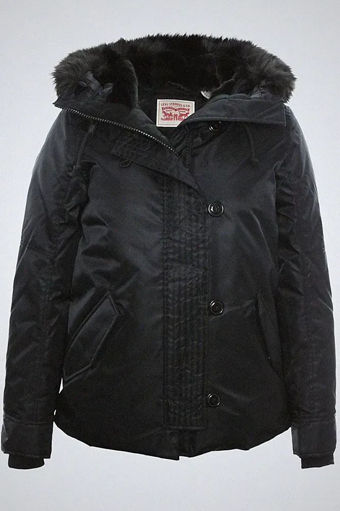 Levi´s Isabell Daunenparka Daunenjacke Winterjacke Parka Anorak Jacke Fellkragen