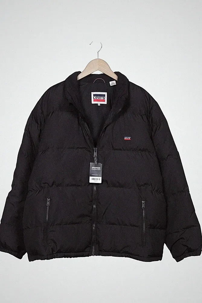 Levis Jacke Herren Anorak Jacket Kurzmantel Gr. XXL Daunen Schwarz #tmqtb95