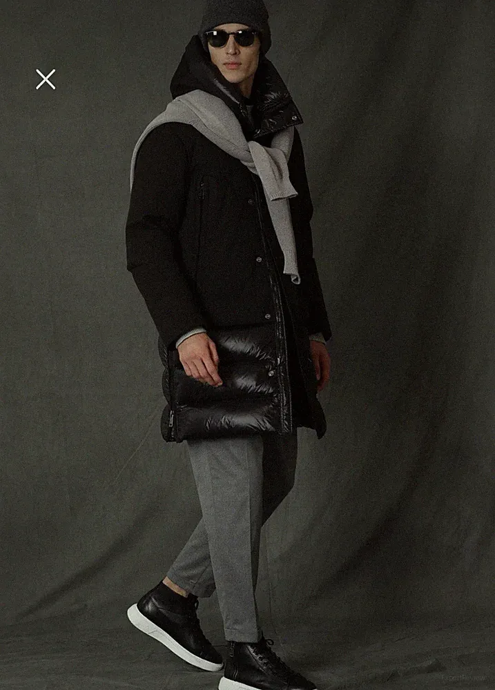 Lufian Herren Daunen Jacke Mantel Gr 50 L