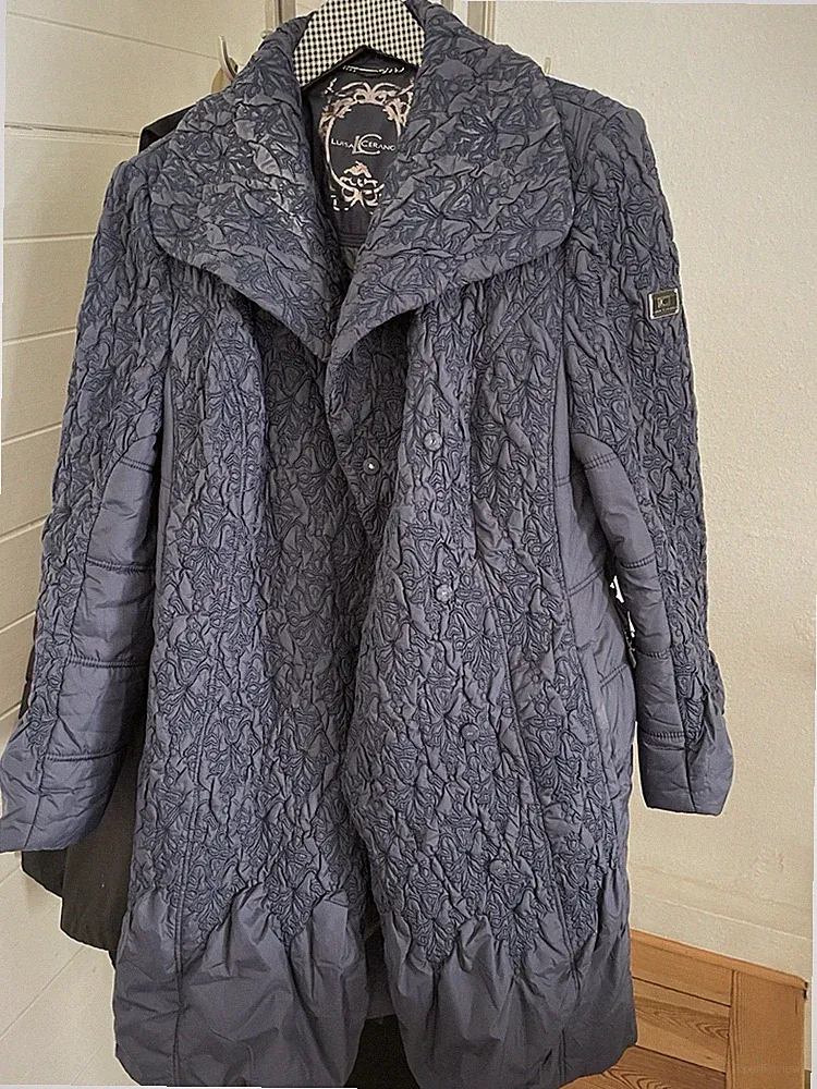 LUISA CERANO Damen Parka Steppmantel Jacke Daunen Winter Gr.42D