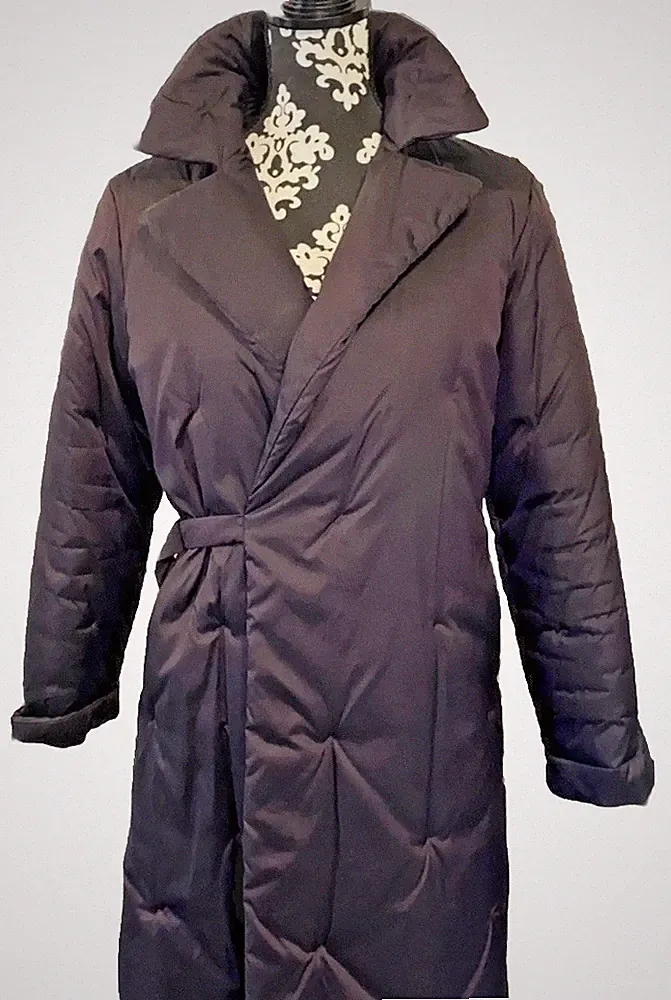 Luxus Mantel NEU Aubergine EDEL JIL SANDER 💞 38 40 42 ein TRAUM WINTERMANTEL
