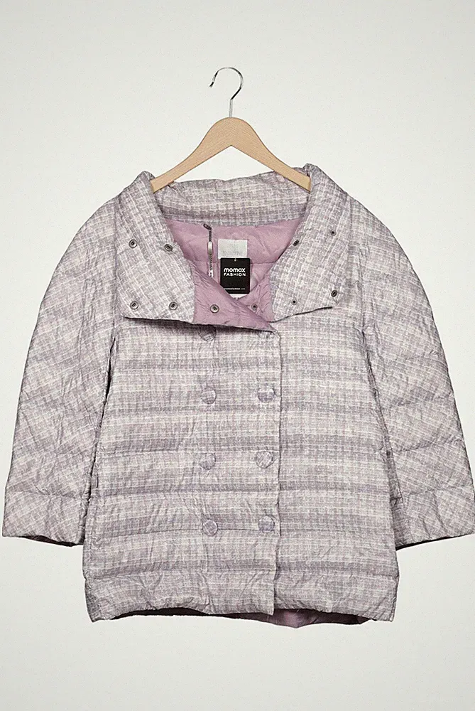 Madeleine Jacke Damen Anorak Jacket Kurzmantel Gr. 42 Daunen Grau #iqge644