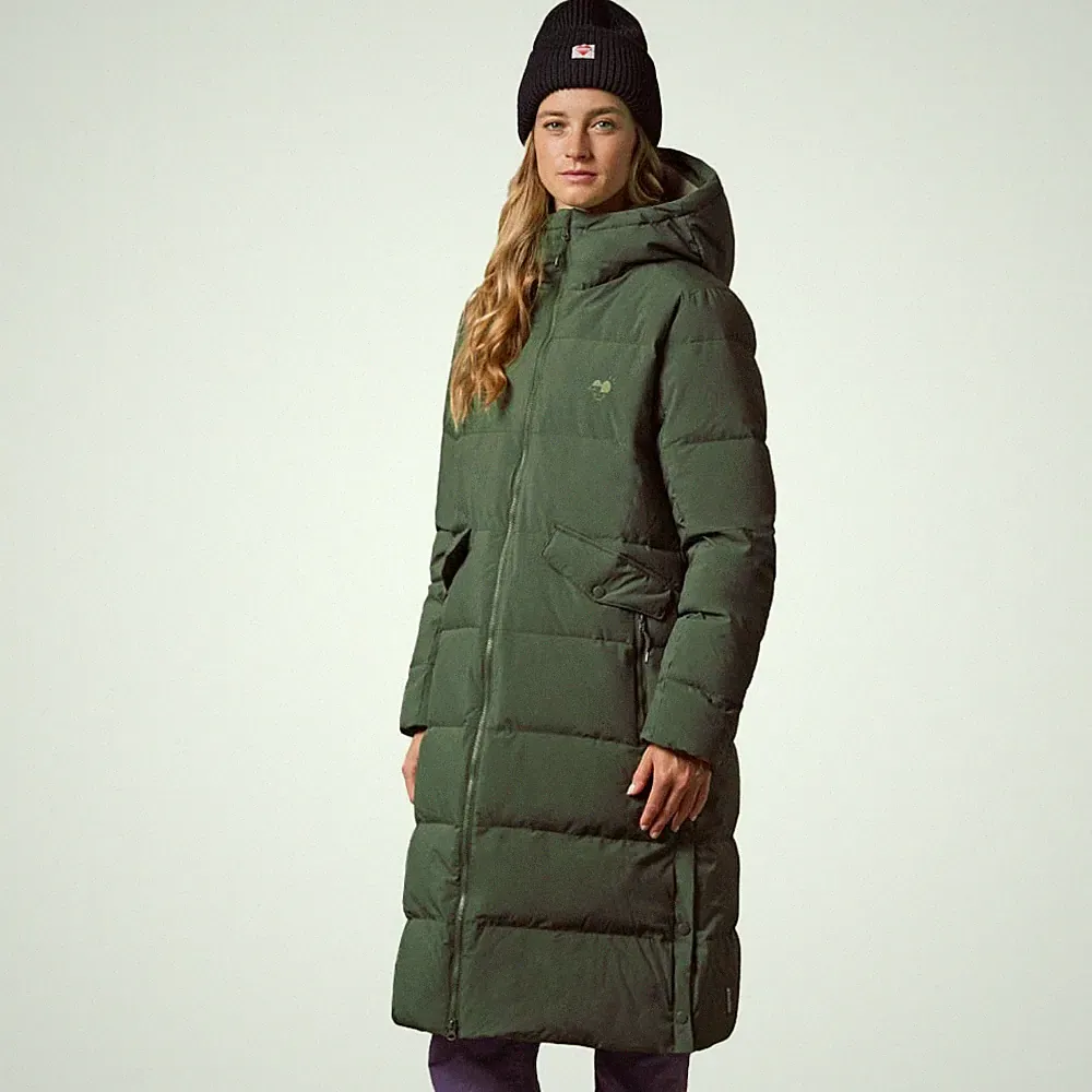 Maloja AnkogelM. Urban ReDown Coat Damen-Wintermantel Daunen-Parka Jacke Grün