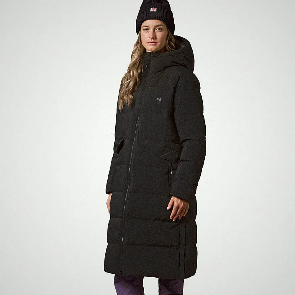 Maloja AnkogelM. Urban ReDown Coat Damen-Wintermantel Daunen-Parka Schwarz
