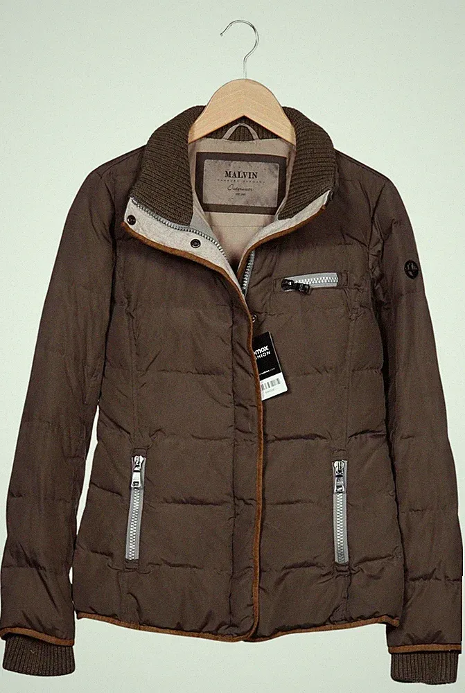 MALVIN Jacke Damen Anorak Jacket Kurzmantel Gr. EU 38 Wolle Daunen B... #6ife0c9