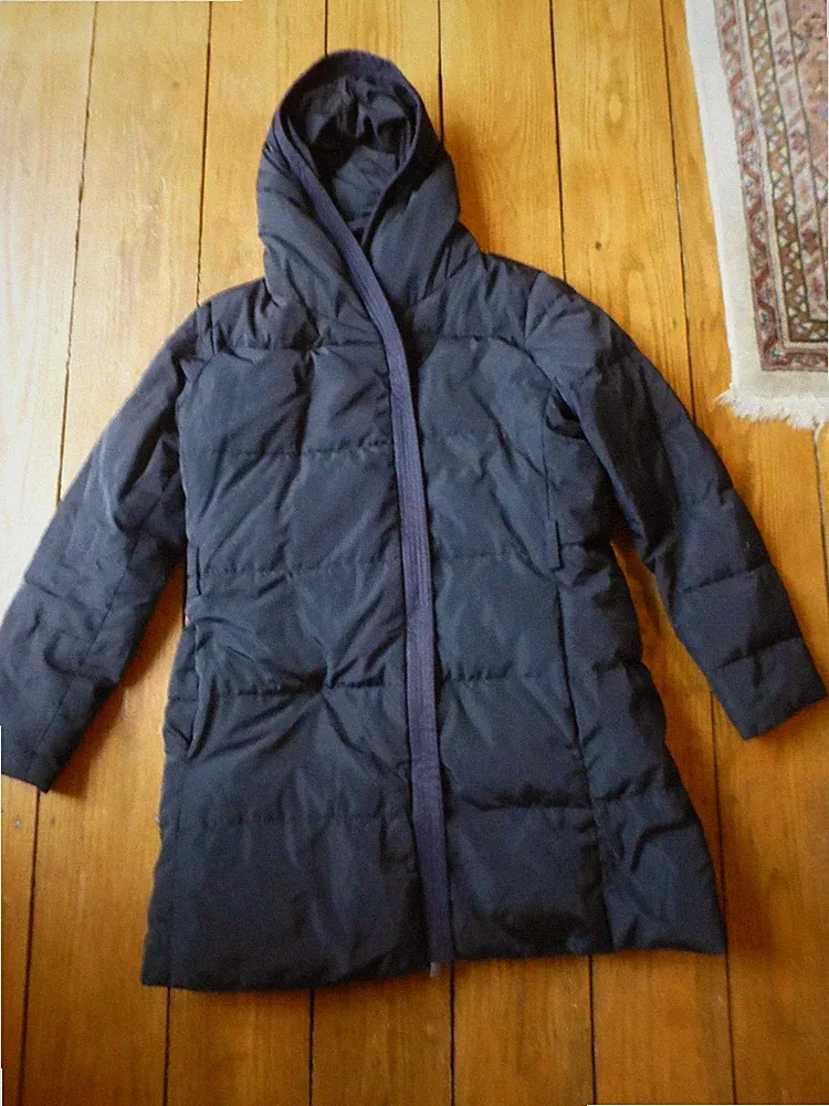 Mango Basics - Daunenmantel Damen - Größe: XL, Schwarz - Daune/Feder/Polyamid